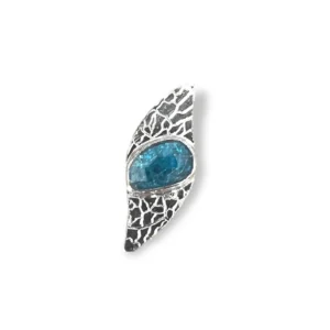 Sterling silver and kyanite pendant